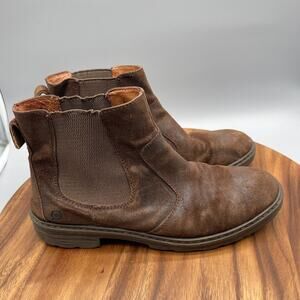 Born Hemlock Chelsea Boots Mens Size 10.5 M Brown Leather Pull-on Casual Shoes